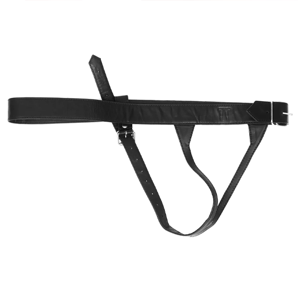 Topped Toys Open Front Leather Plug Harness