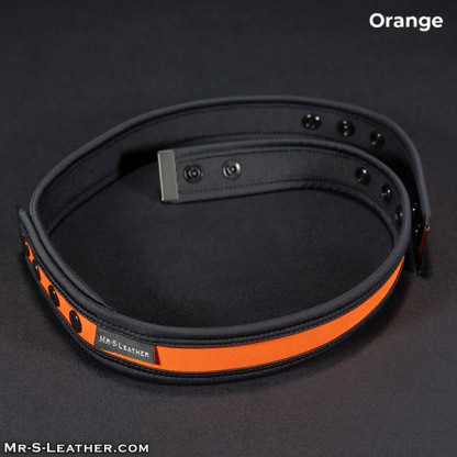 Mr. S Leather Neo Chastity Waist Strap | Orange