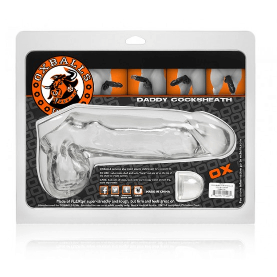 Oxballs DADDY Cock & Ball Sheath | Clear