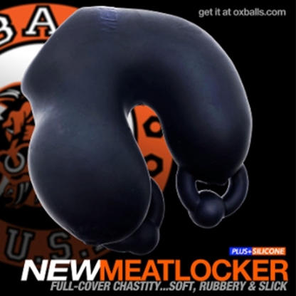 Oxballs MEATLOCKER Chastity - Black Ice