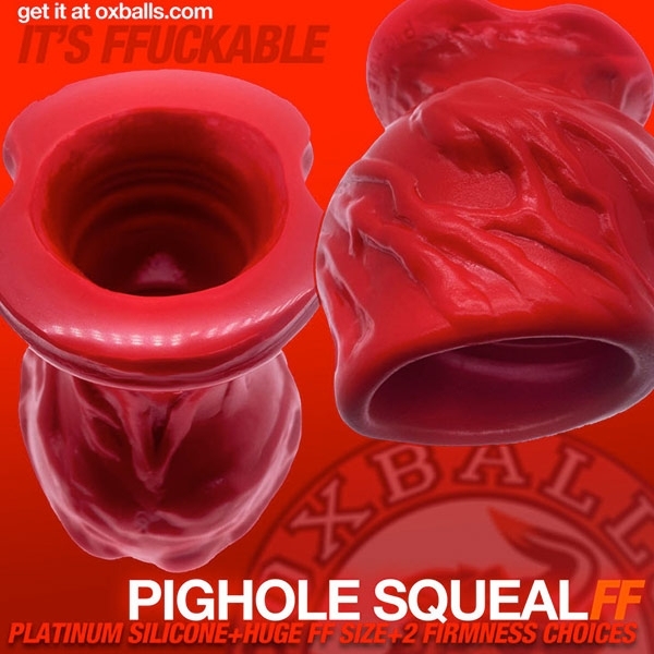 Oxballs PIGHOLE SQUEAL FF Fuck Plug - Red