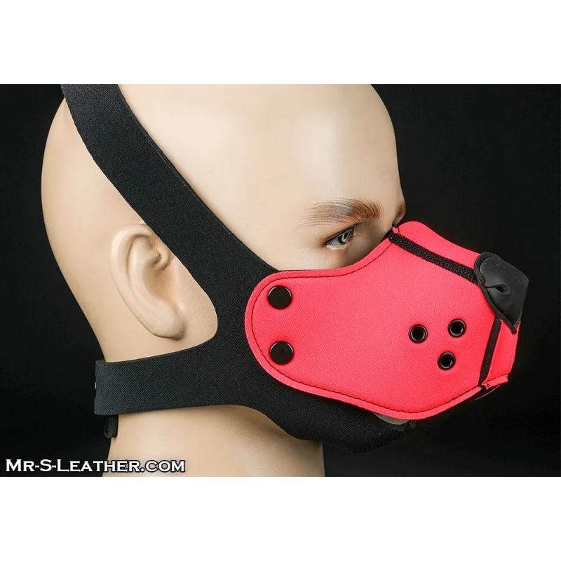 Mr S Leather NEOPRENE Puppy K9 Muzzle | Pink