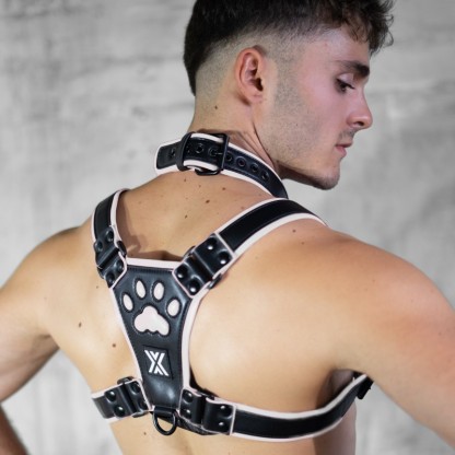 Boxer Barcelona PUX Collar 4cm | Black/White