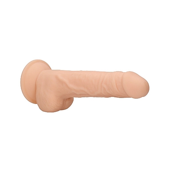 Realistic Dildo With Balls - Cream | 9 Inches