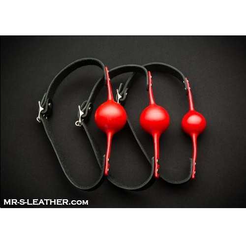 Mr S Leather Deluxe Ball Gag | Red Ball - M
