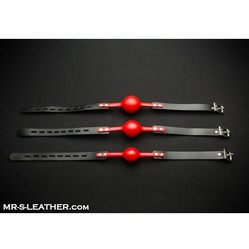 Mr S Leather Deluxe Ball Gag | Red Ball - M