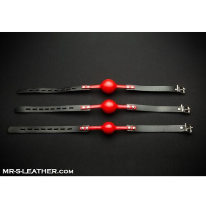 Mr S Leather Deluxe Ball Gag | Red Ball - M