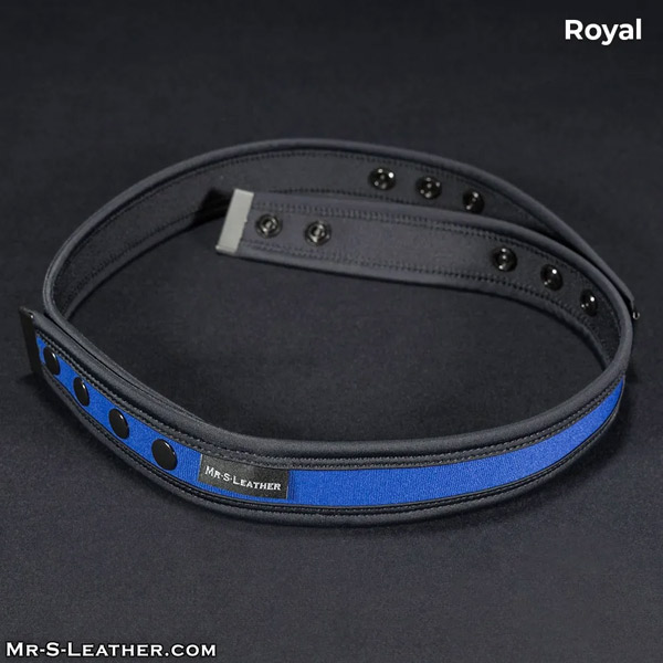 Mr. S Leather Neo Chastity Waist Strap for KINK3D | Royal