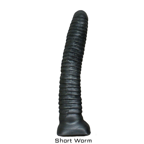 SquarePegToys® Worm - Black Firm - Short