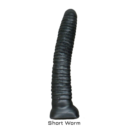 SquarePegToys® Worm - Black Firm - Short