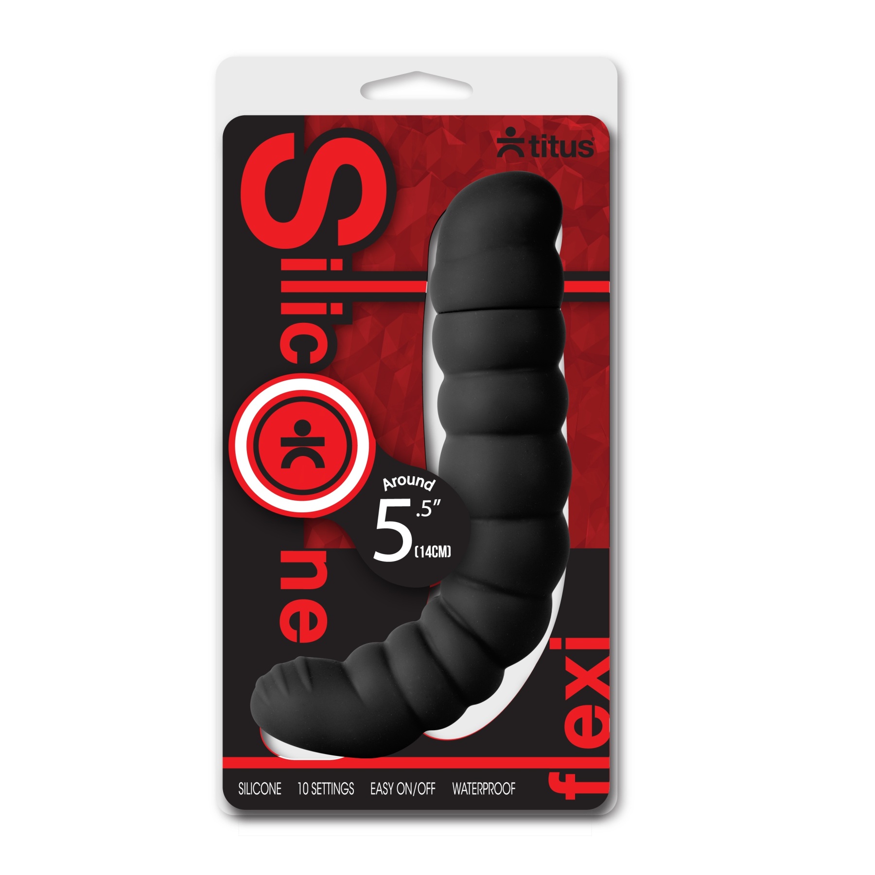 Titus Silicone FLEXI: Prostate Force Probe with 10 Vibration Settings
