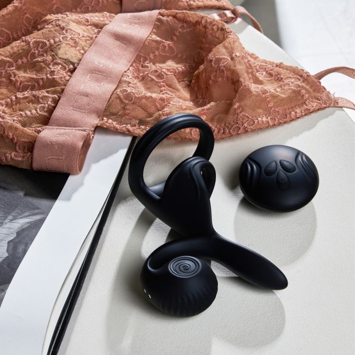 SVibe Snail JOVI Couples Ring - Black