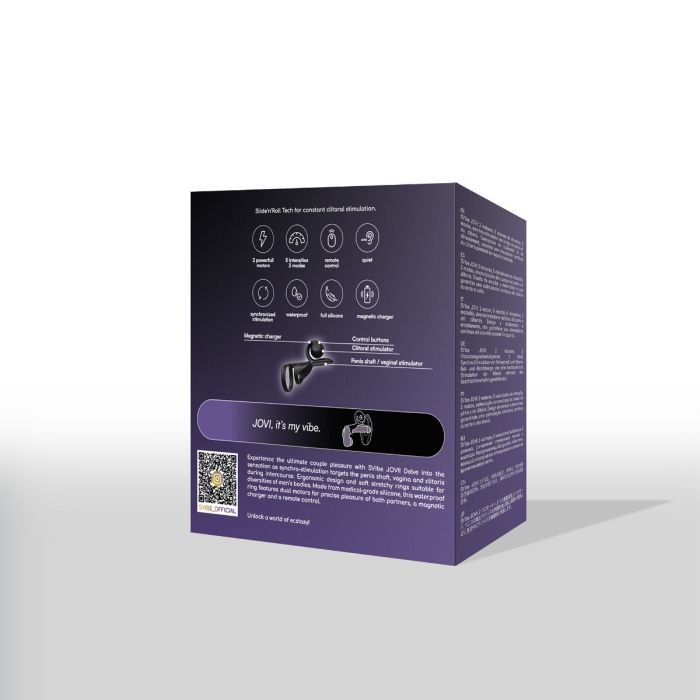 SVibe Snail JOVI Couples Ring - Black