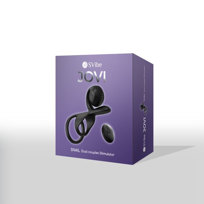 SVibe Snail JOVI Couples Ring - Black