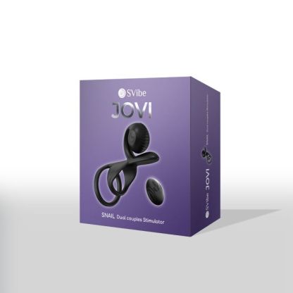 SVibe Snail JOVI Couples Ring - Black