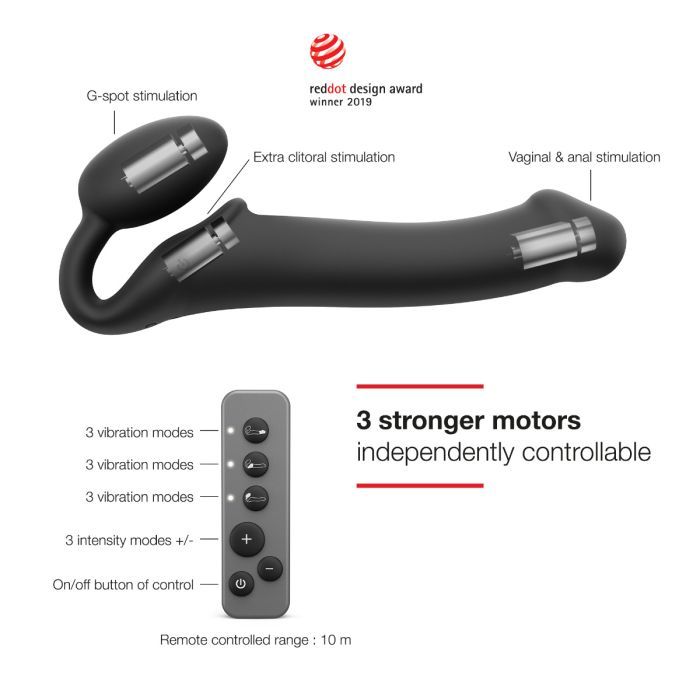 Strap On Me Vibrating Bendable Strapless Strap-On