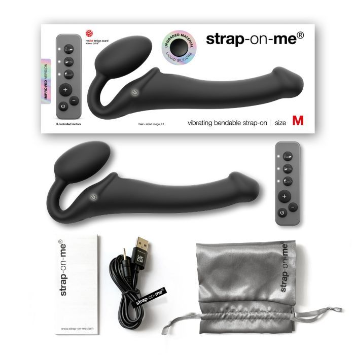 Strap On Me Vibrating Bendable Strapless Strap-On