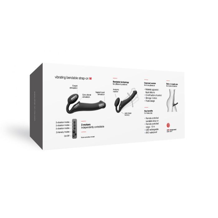 Strap On Me Vibrating Bendable Strapless Strap-On