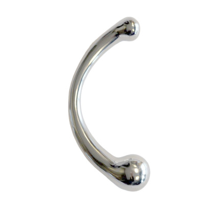 UberKinky Titus Curved G-Spot Wand | Stainless Steel
