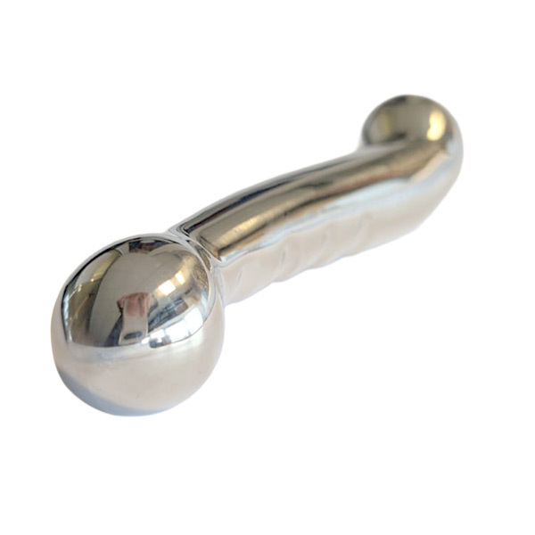 UberKinky Titus 7 Inch G-Spot Dildo | Stainless Steel