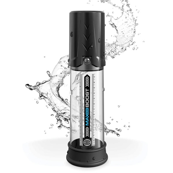 Pump Worx Max Boost Penis Pump| Black/Clear