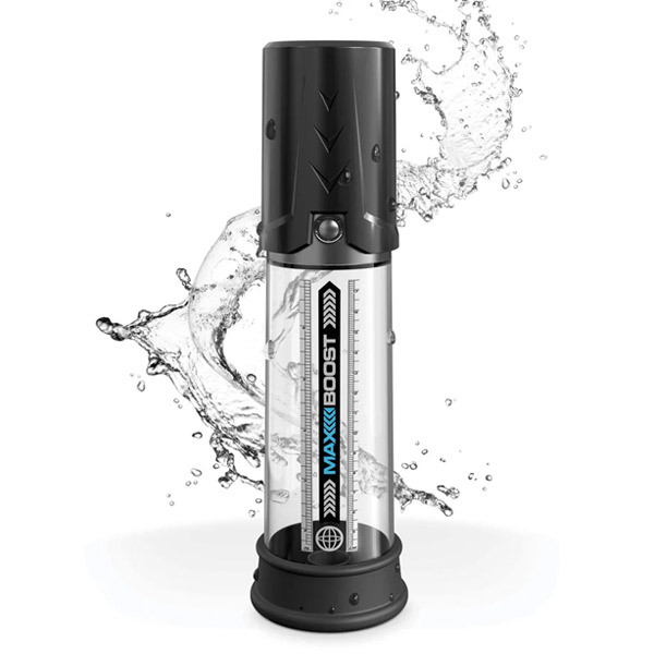 Pump Worx Max Boost Penis Pump| Black/Clear