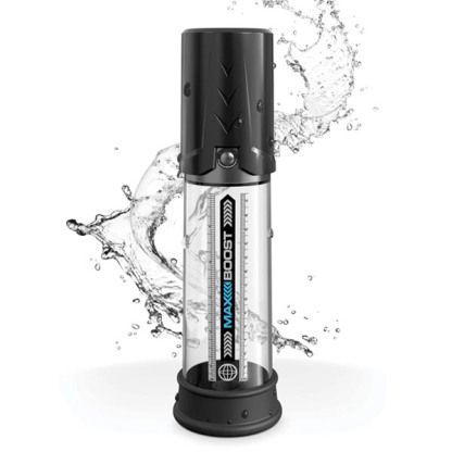 Pump Worx Max Boost Penis Pump| Black/Clear