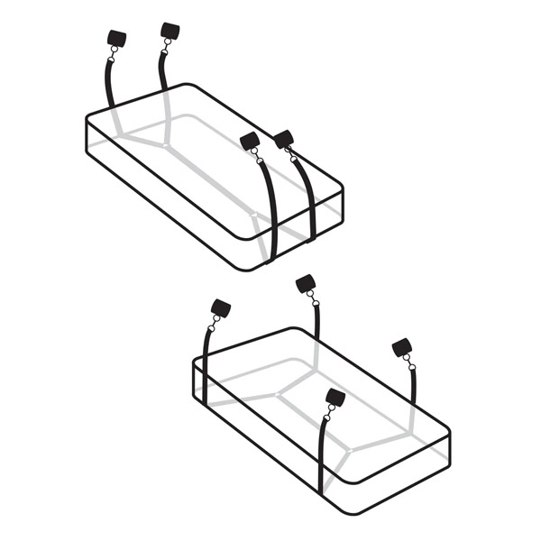 Fetish Fantasy Limited  Edition - Wraparound Mattress Restraints