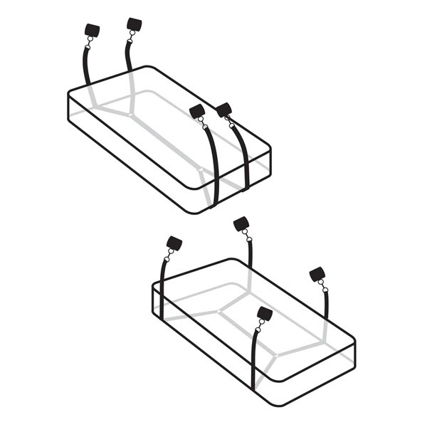 Fetish Fantasy Limited  Edition - Wraparound Mattress Restraints