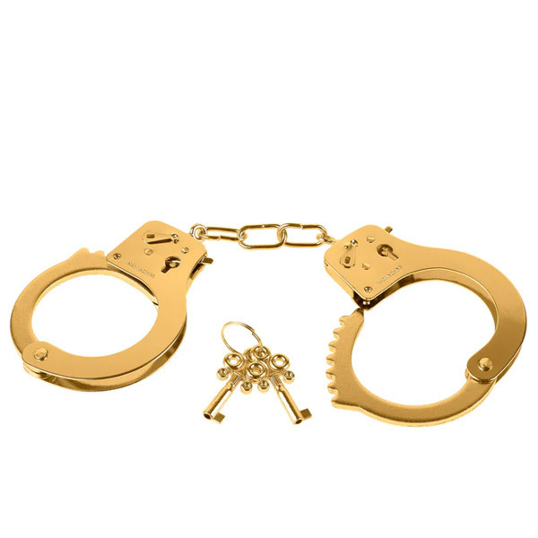 Fetish Fantasy Gold Metal Cuffs