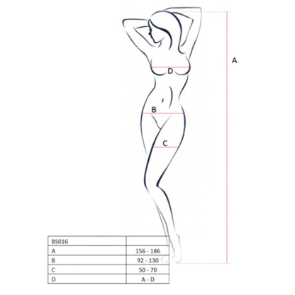 Passion Bra'n'Garters Open Body Stocking