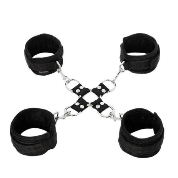 Hog Tie with Fabric Cuffs