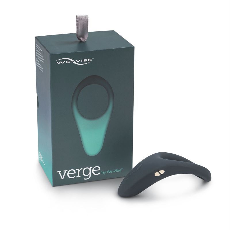 We-Vibe VERGE Teardrop Cock Ring with Perineum Stimulator: App Controlled
