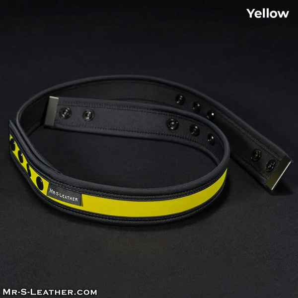 Mr. S Leather Neo Chastity Waist Strap | Yellow