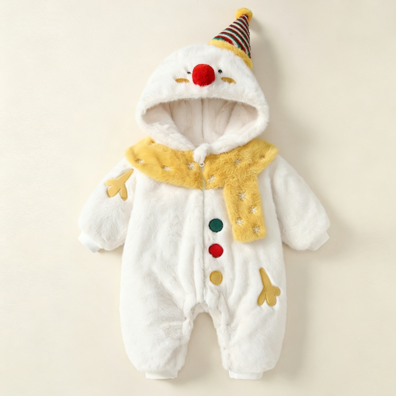 Baby Unisex Snowman Romper