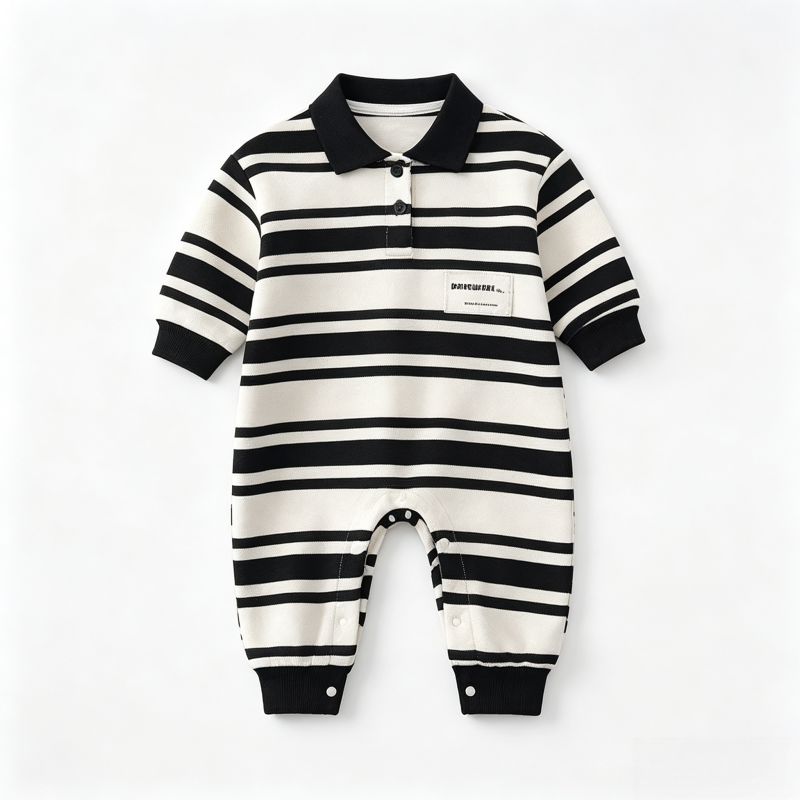 Baby Red Collar Romper