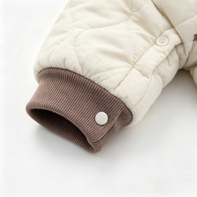 Baby Unisex Star Bear Warm Romper