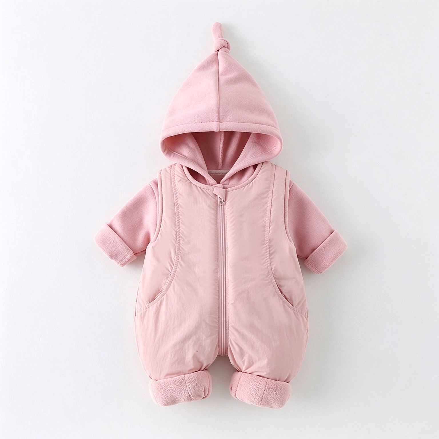 Padded Baby Romper Two Piece Set