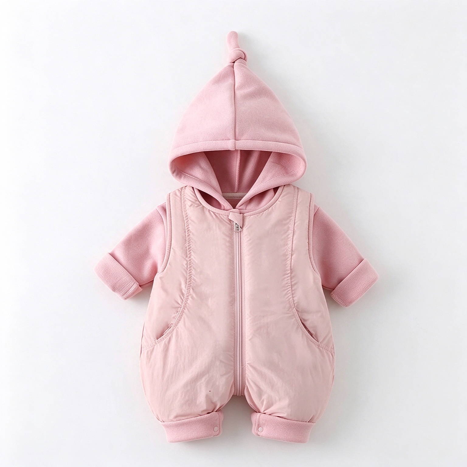 Padded Baby Romper Two Piece Set