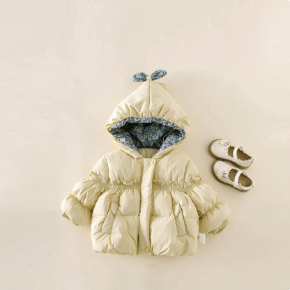 Baby Girl Hooded Padded Princess Coat