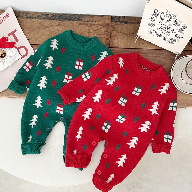 Baby Thickened Knit Romper