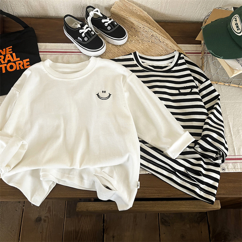 Baby Smiley Striped Sweatshirt