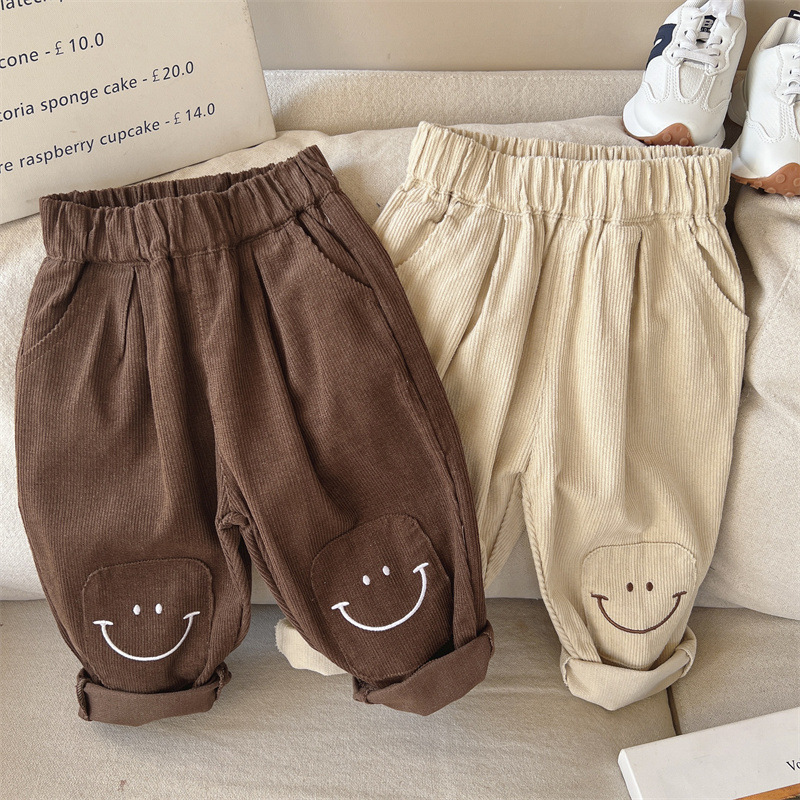Baby Smiley Corduroy Pants