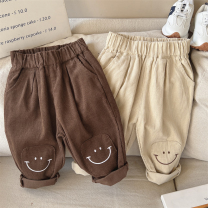 Baby Smiley Corduroy Pants