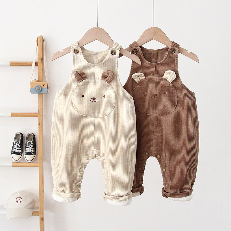 Baby Corduroy Cartoon Overall