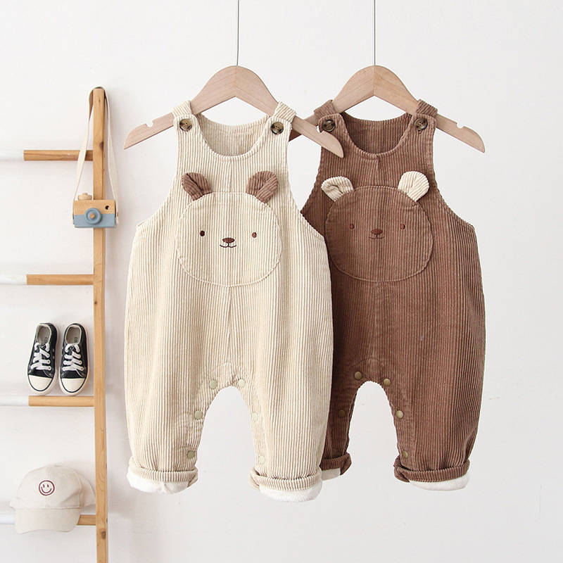 Baby Corduroy Cartoon Overall