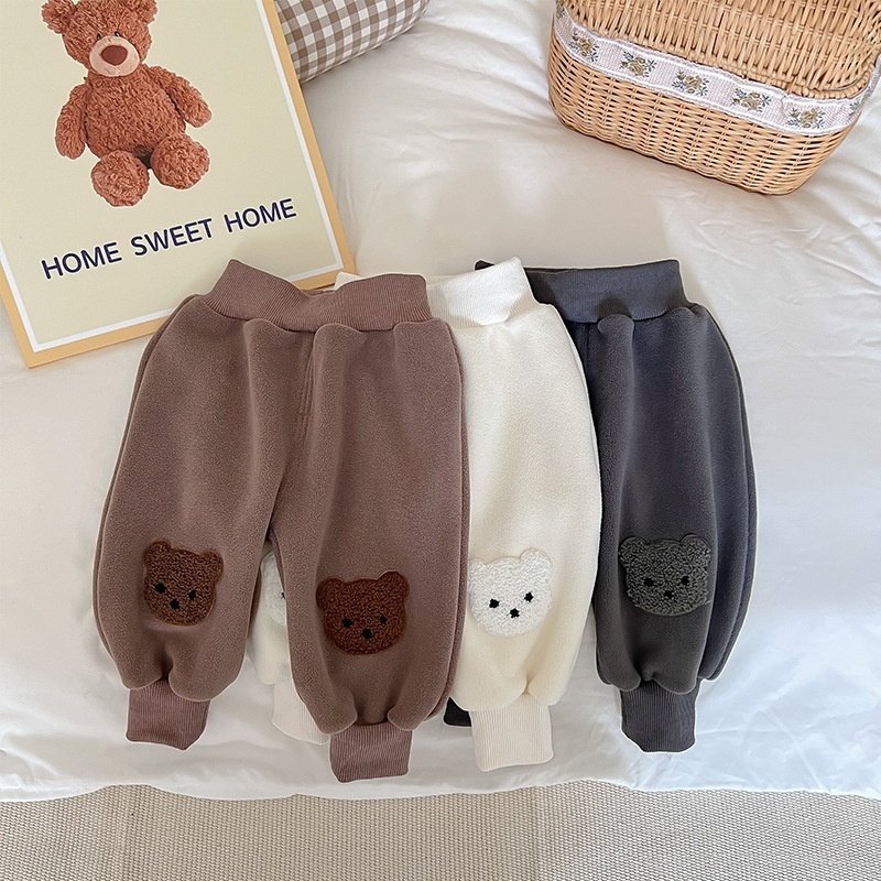 Baby Boy/Girl Fashion Casual Cartoon Bear Pants