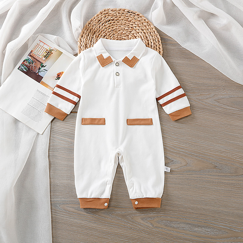 Baby Boy Simple And Comfortable Romper