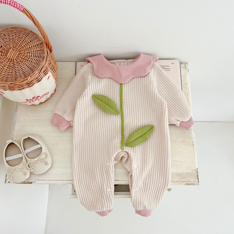 Baby Girl Cute Princess Doll Neck Romper
