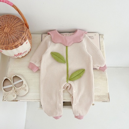 Baby Girl Cute Princess Doll Neck Romper